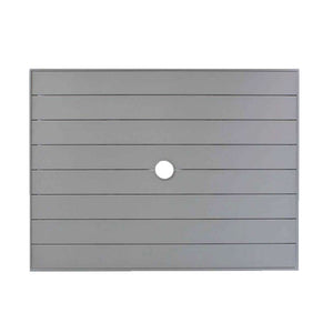24″ x 32″ Rect Aluminum Slat Table Top W/UH