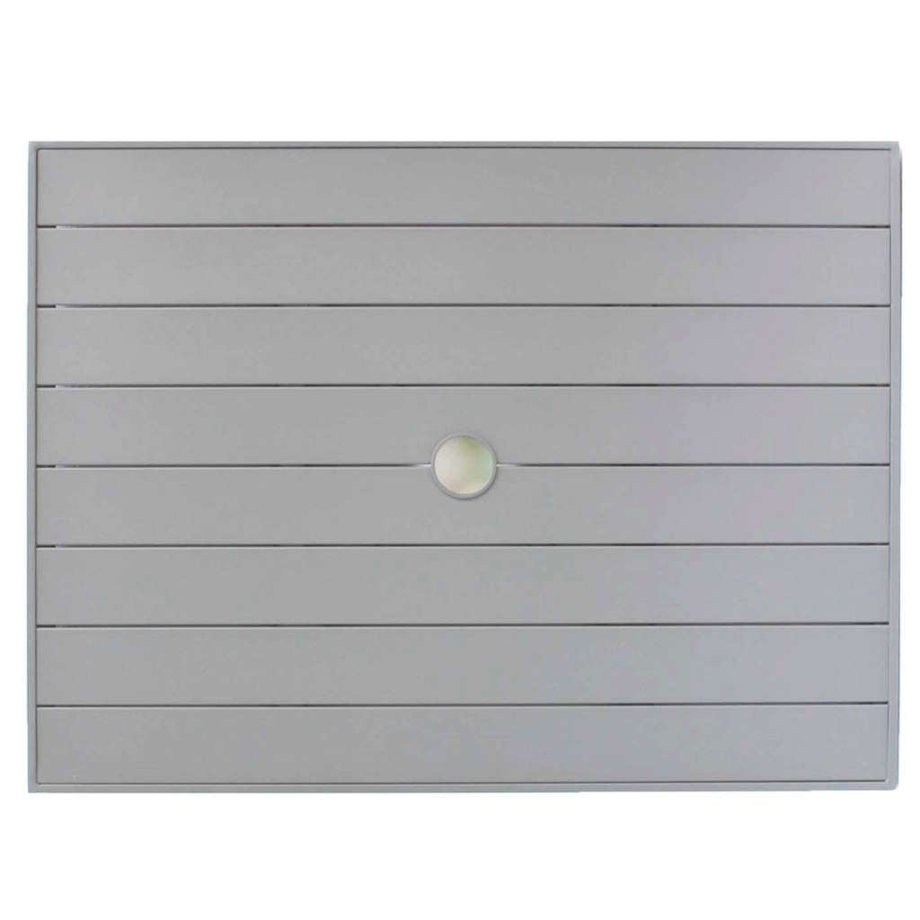 32″ x 48″ Rect Aluminum Slat Table Top W/UH