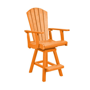 C25C Swivel Counter Arm Chair