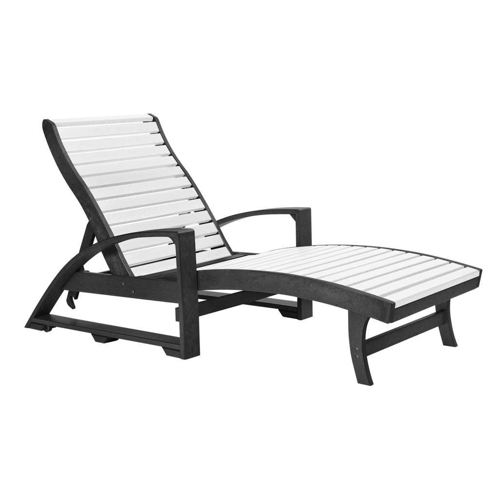 St. Tropez Chaise Lounge w/Wheels