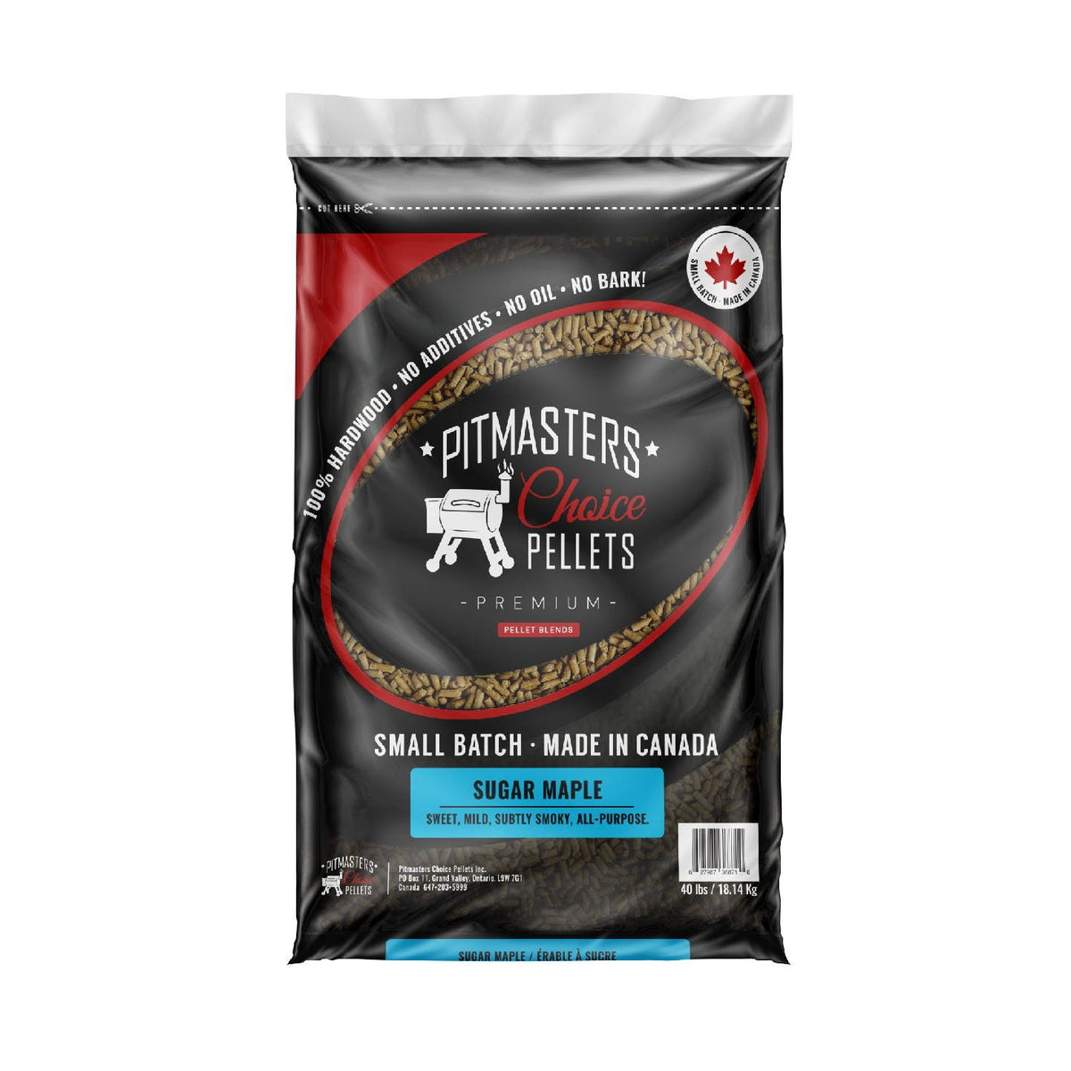 Canadian Sugar Maple Pellets - 40lb