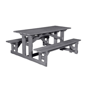 T52WC 72" Rectangular Picnic Table (Wheelchair Accessible)