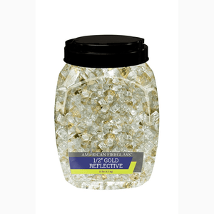 1/2" Reflective Fire Glass 10 lbs