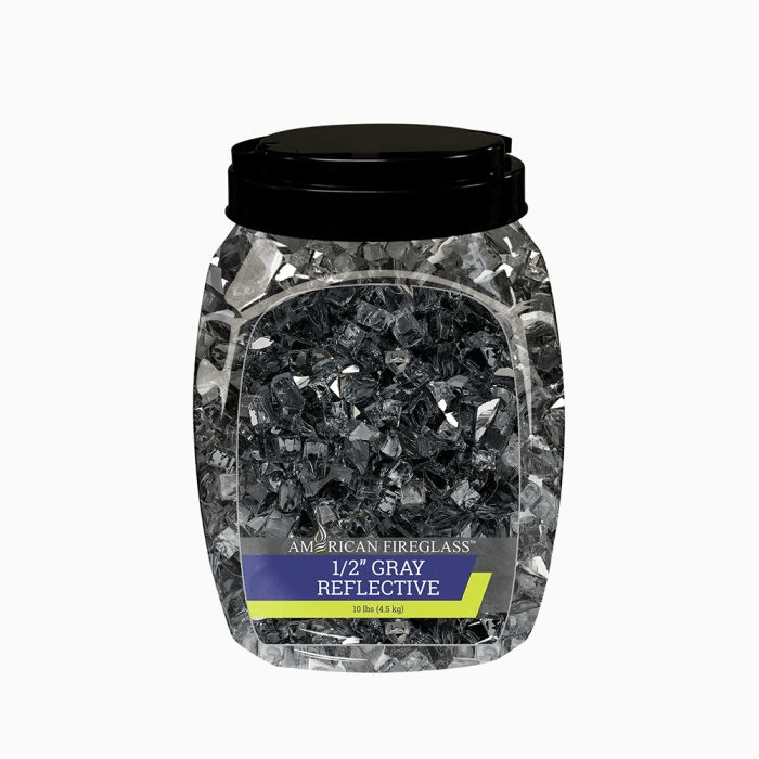1/2" Reflective Fire Glass 10 lbs