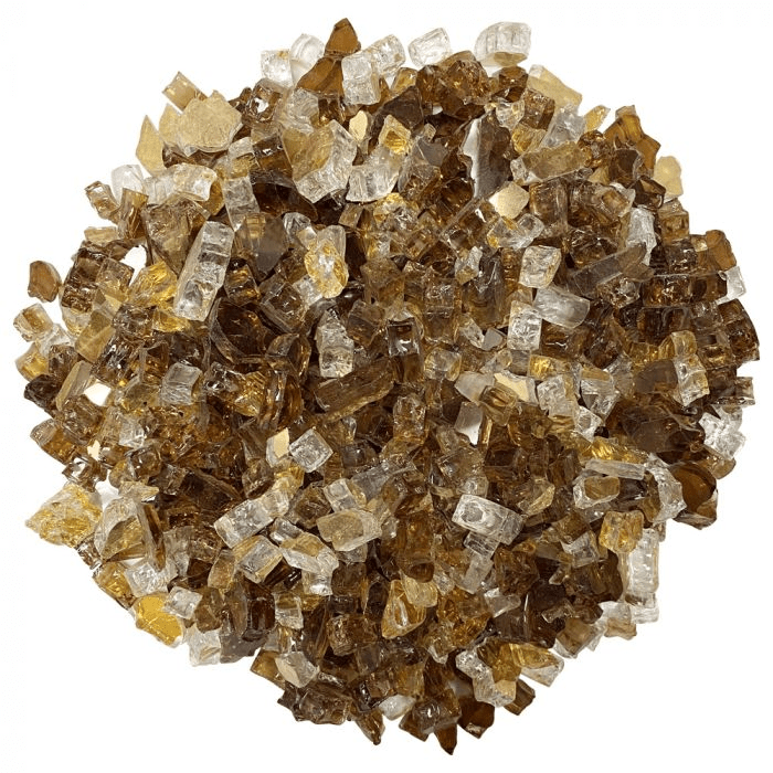 1/2" Reflective Fire Glass 10 lbs