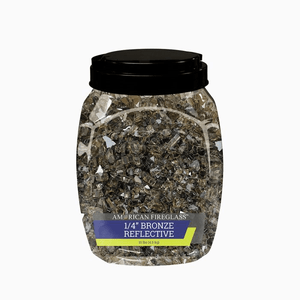 1/4" Reflective Fire Glass 10 lbs