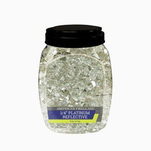 1/4" Reflective Fire Glass 10 lbs