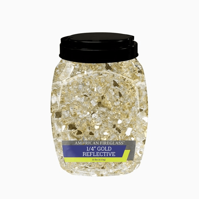 1/4" Reflective Fire Glass 10 lbs