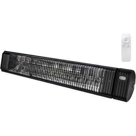 Aura Heaters Heaters Aura Carbon Series Electric 38 3/5-Inch Patio Heater - 3000 Watts - 208V/240V - Black - W/ Remote - CF30240B