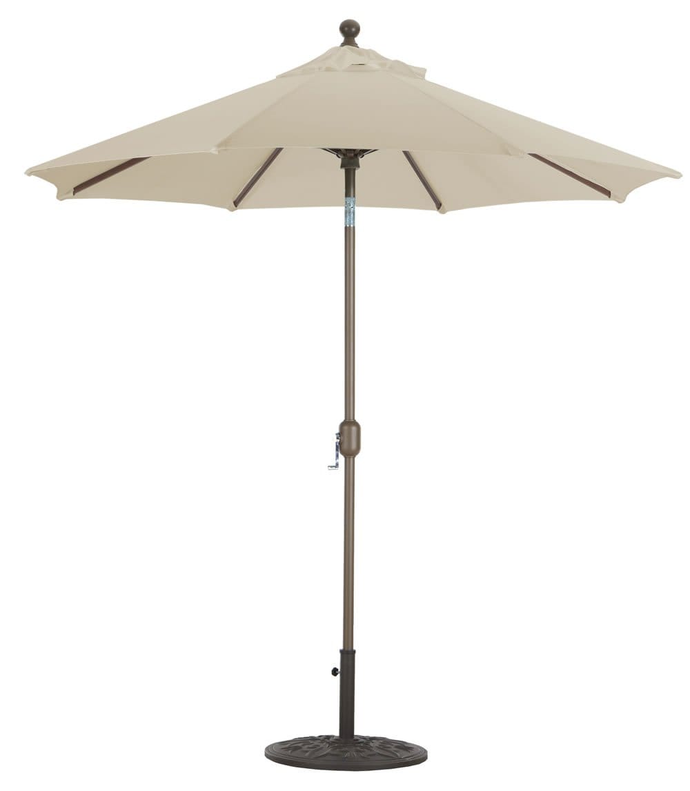 Galtech Umbrellas Umbrellas Antique Beige 7.5' Galtech Auto-Tilt Market Umbrellas - 727 Model