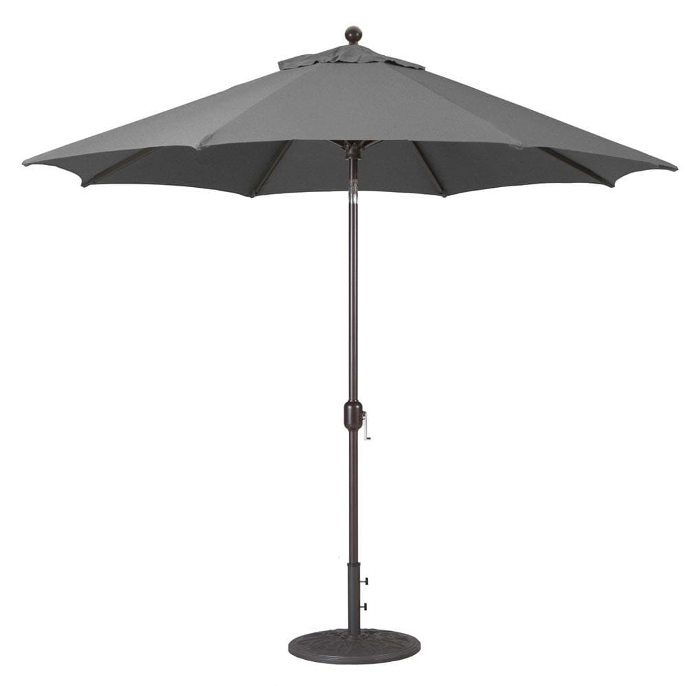 Galtech Umbrellas Umbrellas Canvas Coal 9' Galtech Auto-Tilt Market Umbrellas - 737 Model