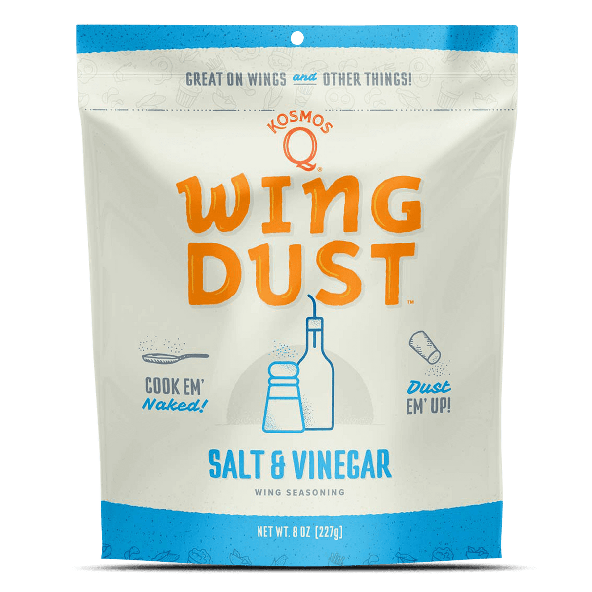 Kosmos Q BBQ Rub Wing Dust Salt & Pepper