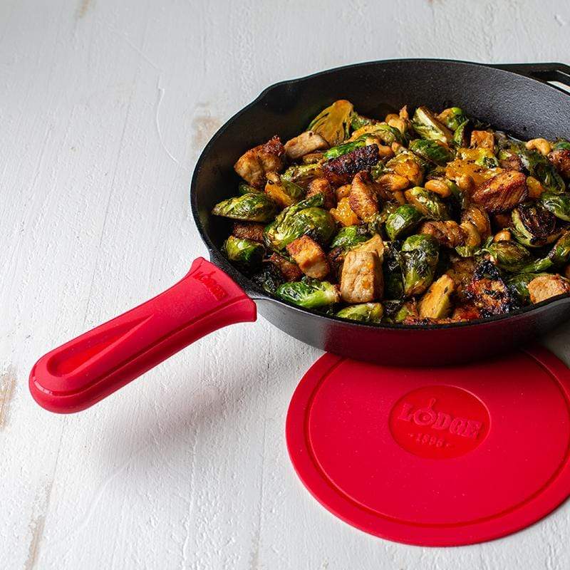 Lodge Cast Iron Cast Iron Red Lodge Deluxe Silicone Hot Handle