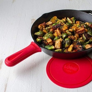 Lodge Cast Iron Cast Iron Red Lodge Deluxe Silicone Hot Handle