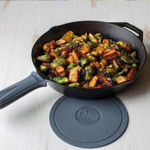 Lodge Cast Iron Cast Iron Stone Gray Lodge Deluxe Silicone Hot Handle