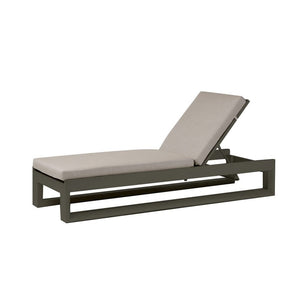 Ratana Chaise Lounge Ash Grey Element 5.0 Adjustable Lounger