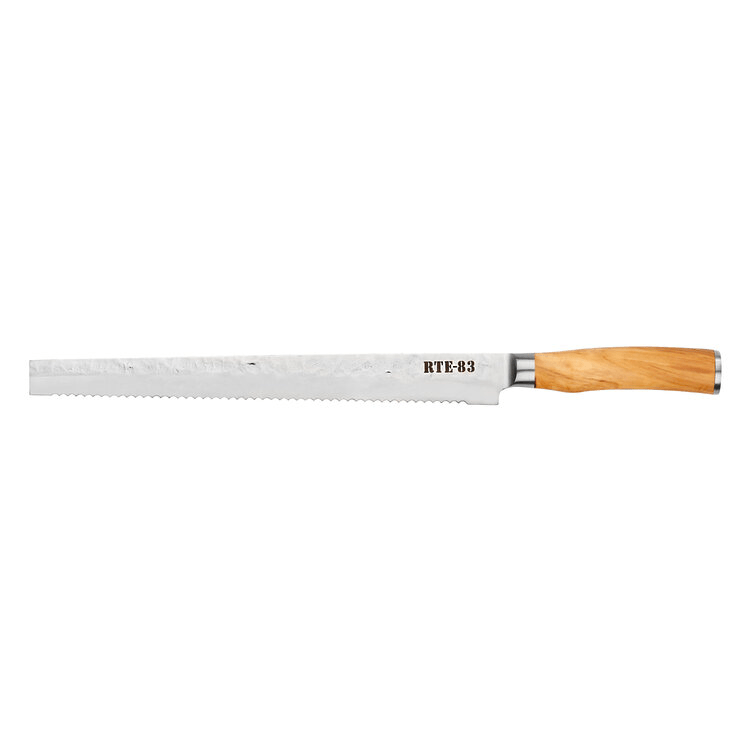 Route 83 Cast Iron & Knives Route 83 - Classic Bread Knife 12” Olive Handle *LIMITED STOCK*