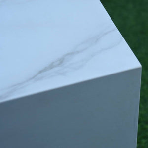 Nexusmart Heaters & Fire Tables Elementi - Carrara Porcelain Fire Table - NG