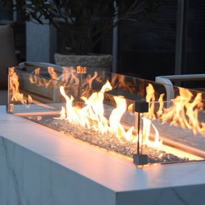 Nexusmart Heaters & Fire Tables Elementi - Carrara Porcelain Fire Table - NG